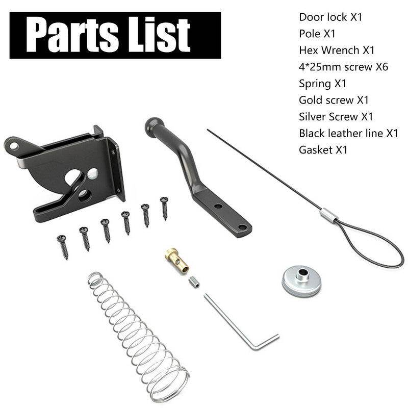 Tự khóa chốt cổng thép carbon bài gắn hàng rào chốt cổng công nghiệp nặng tự động trọng lực đòn bẩy khóa hàng rào chốt tự khóa chốt cổng hàng rào chốt cổng
