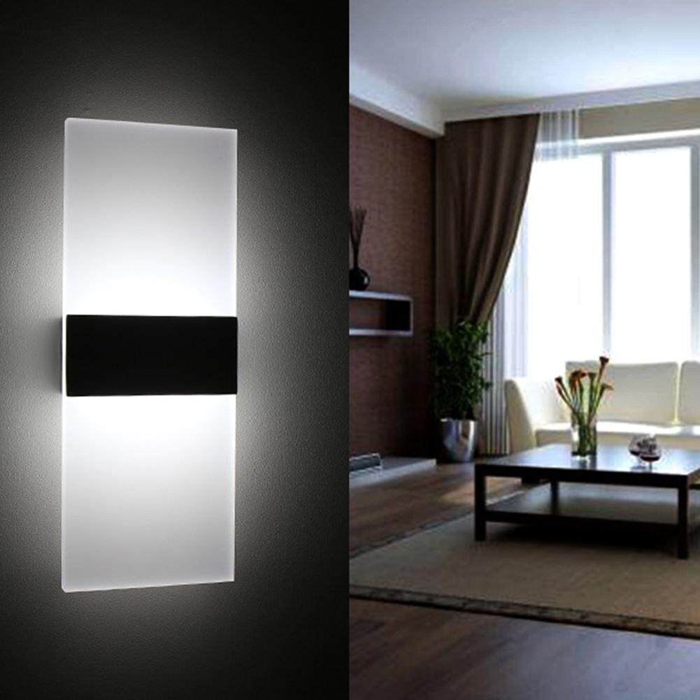 Acrylic Hiện Đại Sconce 3 W Đầu Giường Cho Phòng Khách Vuông Treo Tường Oval Đèn UV Mềm Mại