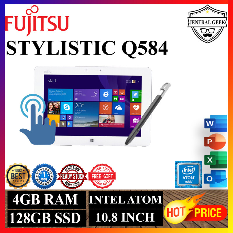 Fujitsu Stylistic Q584 - 10.1 - Atom Z3770 - 4 GB RAM - 128 GB eMMC Only Tablet Malaysia