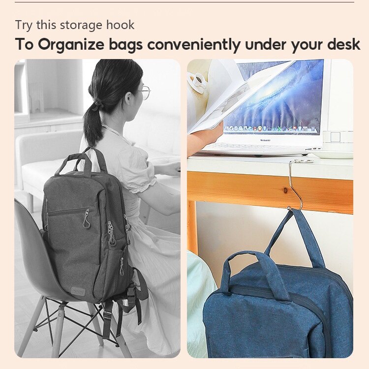 Portable Folding Bag Hook Hanger Handbag Holders Table Hook Organizer Office Desk Side hook