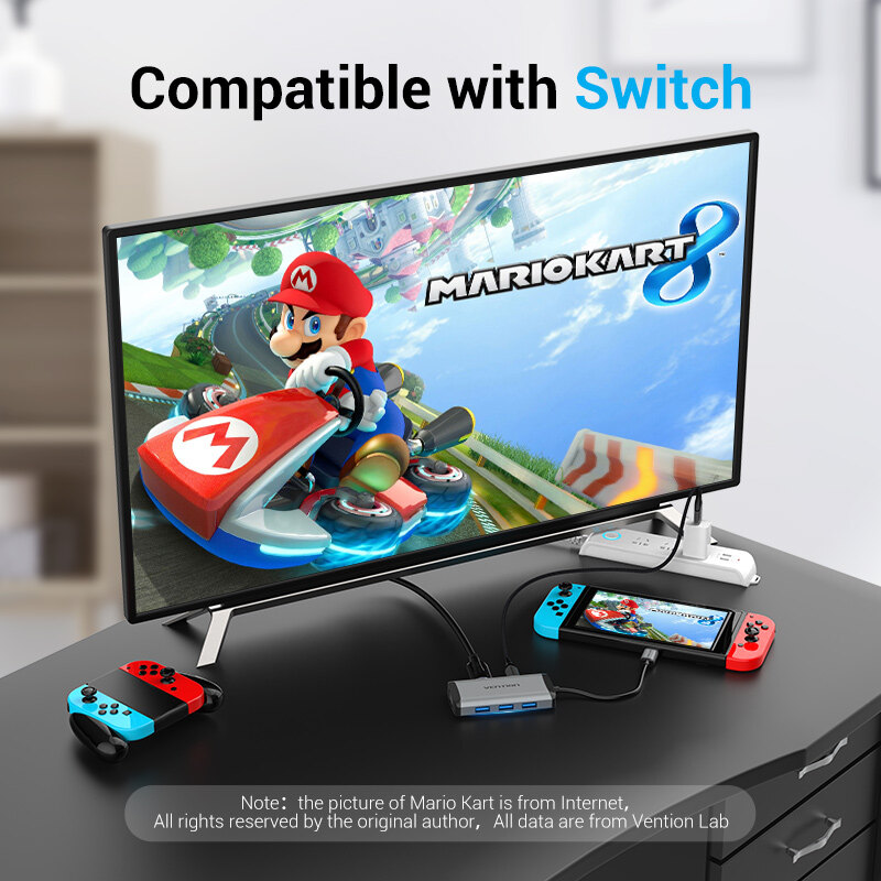 Vention USB 3.0 Loại C HUB để HDMI VGA USB C Multiport cổng trạm nối cho MacBook Pro Huawei Mate Samsung HP Lenovo USB C Adapter
