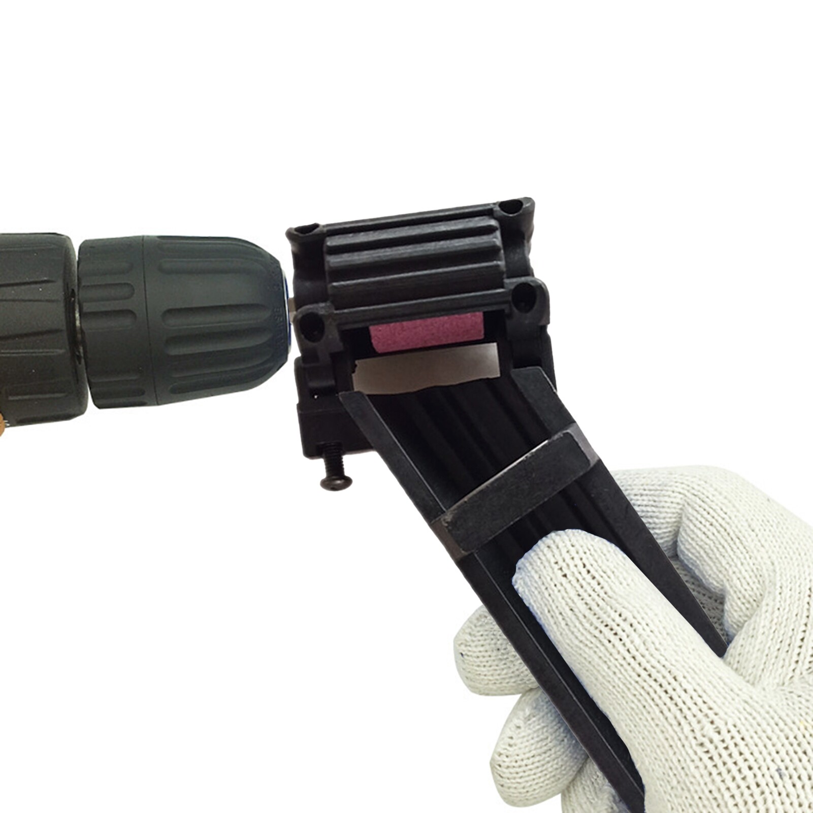 Grinder Adjustable Wear-resistant Black Grinding Wheel Drill Bit Sharpener for Drill Grinding