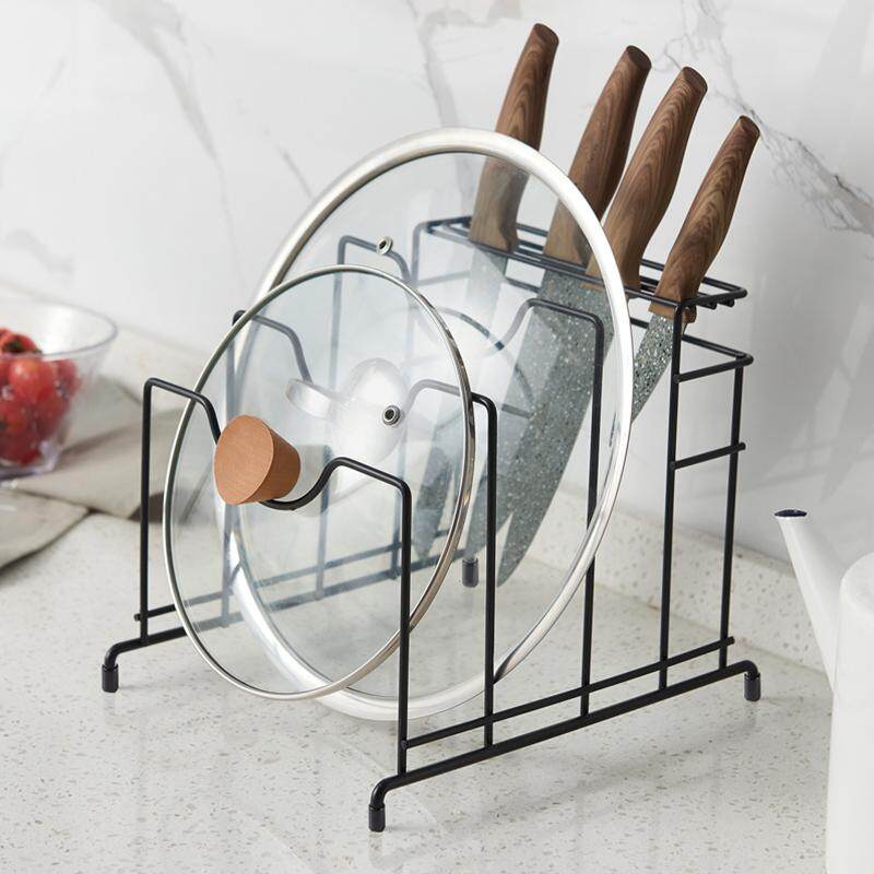 Cutting Board Pot Cover Lid Holder Kitchen Shelf Storage Rack Organizer Tool