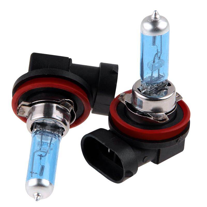 2Pcs car headlights DC 12V 4.6A H11 6000K xenon halogen lamp incandescent bulb 100W 1000LM Direct Plug In Replacement