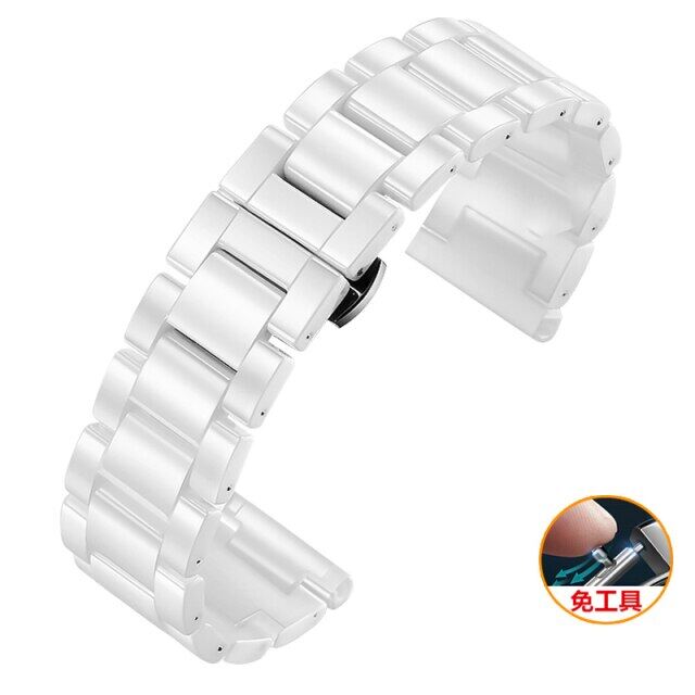 20mm 22mm watch band strap for suitable for samsung galaxy 3 watch 42 46mm gear s3 active2 classic quick release for suitable for huawei gt ceramic strap