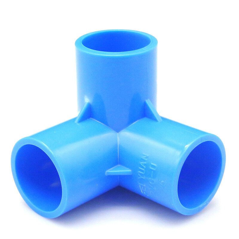 PVC Corner Right Angle Joint Water Pipe Fittings Multi-interface 3 4 5