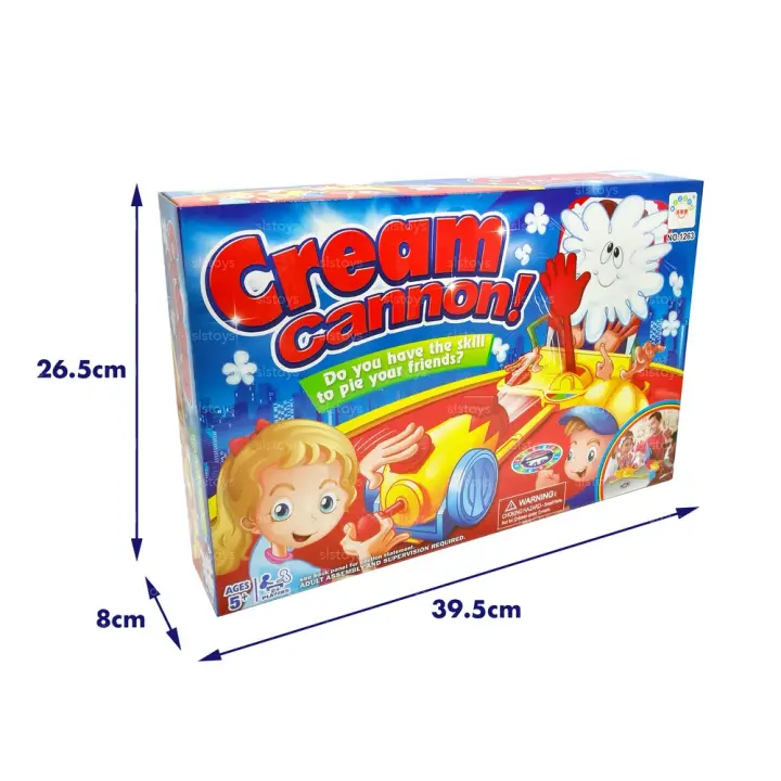 pie face game cannon