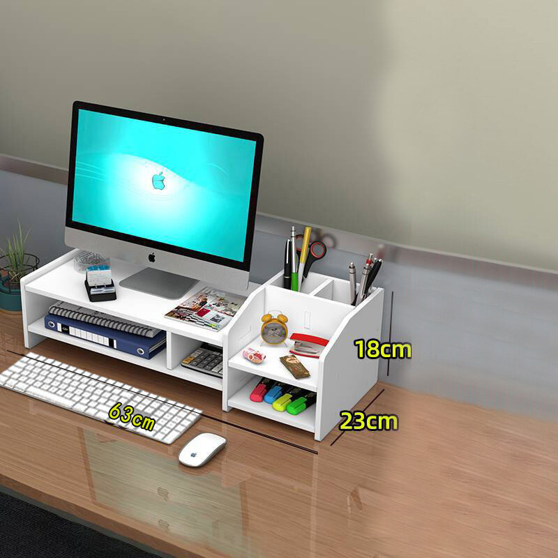 Desktop monitor rack drawer storage bracket heightening pad base shelf desktop computer heightening rack