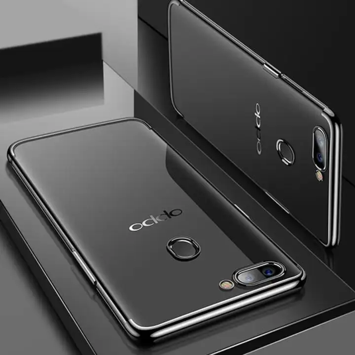 Casing Belakang Ponsel Oppo A21 Mewah Ramping Ringan Tahan Guncangan Lembut Bening Tpu Dengan Bingkai Pelapisan Lazada Indonesia