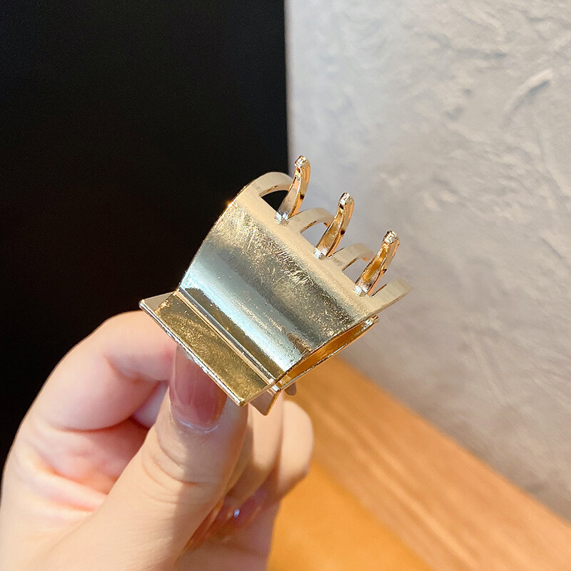 [KH ACC] Net Red Metal Small Hair Clip High Ponytail and Bangs Fixed Hairpin