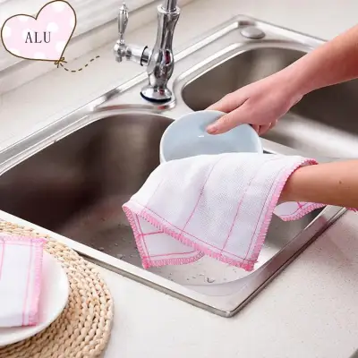~5x Kitchen Superfine Fiber Duplex water Clean Rag Towel MB
