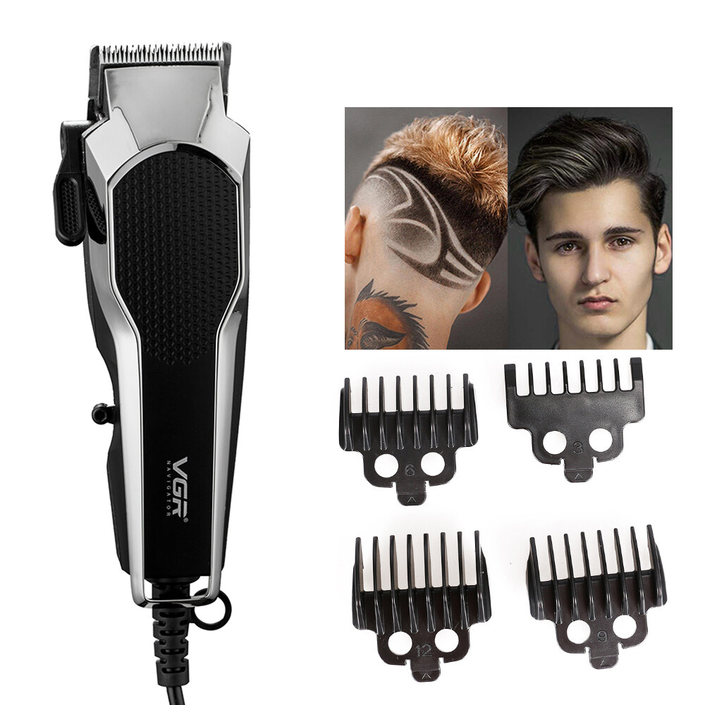 VGR Original V-130 elektrisk trådtrimmer Clipper Hårklippare Gunting Potong Rambut Mesin_voghion.com