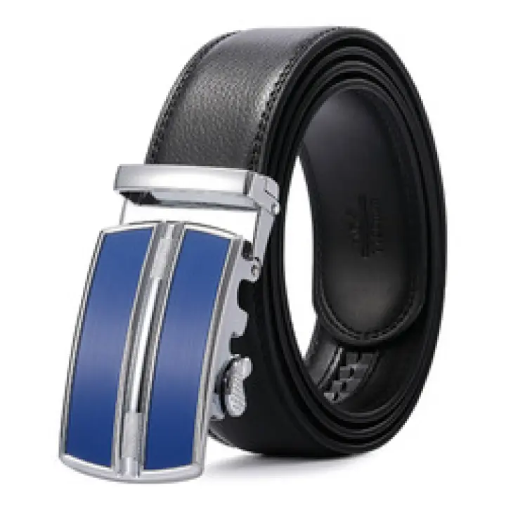 genuine leather ratchet belt