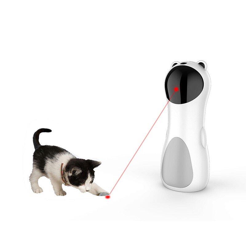 Phí USB Đồ Chơi Vui Nhộn Đèn LED Laser Cho Mèo Thú Cưng Điều Chỉnh Được Nhiều Góc Độ, Đồ Chơi Giải Trí Huấn Luyện Thể Dục Cho Mèo Tự Động Thông Minh