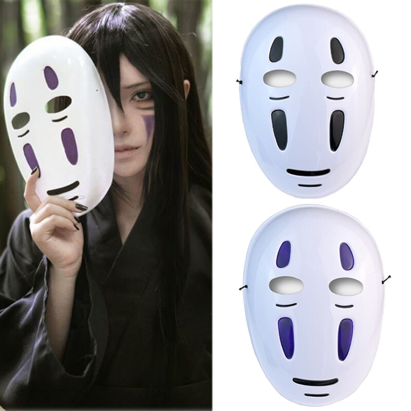 Anime Spirited Away Cosplay Mask Miyazaki Hayao No Face Man Costumes  ​Faceless Man Masks Halloween Performance Props | Lazada PH