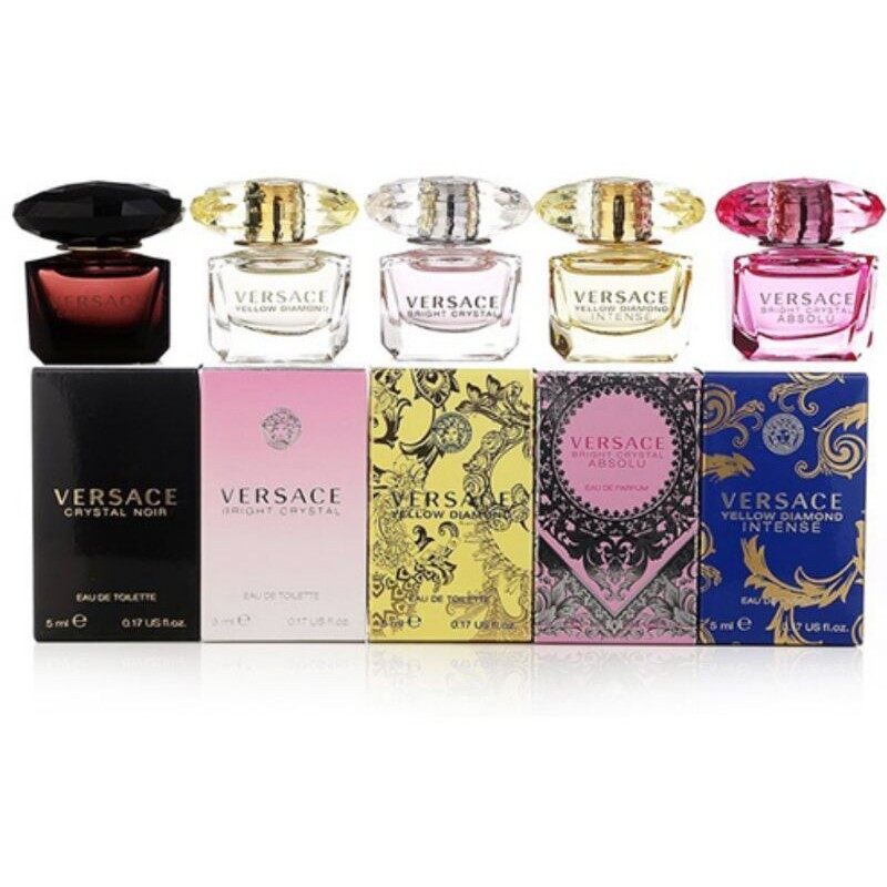 versace miniature aftershave set