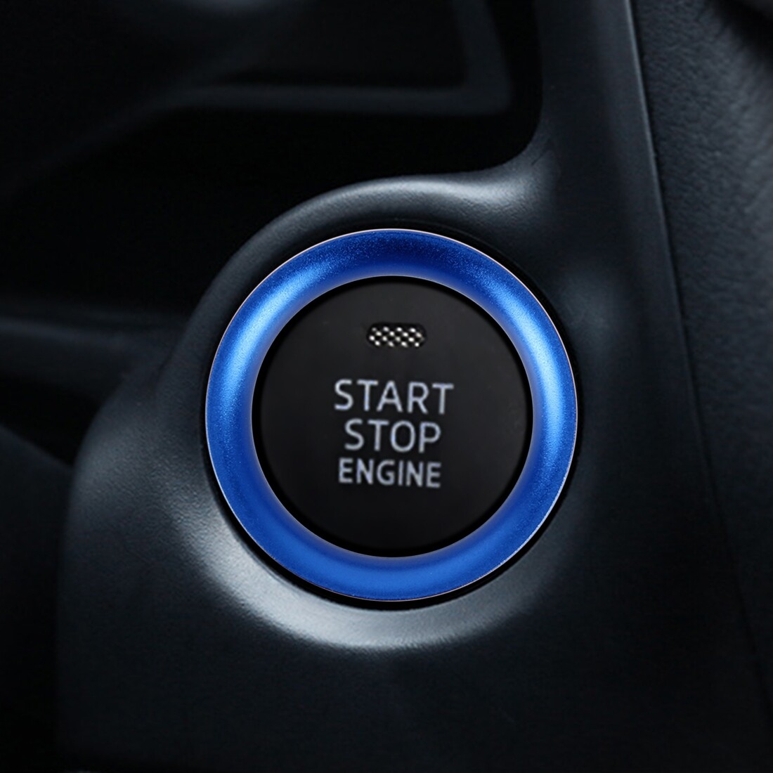KANEED Car Engine Start Key Push Button Ring Trim Aluminum Alloy Sticker Decoration for Mazda