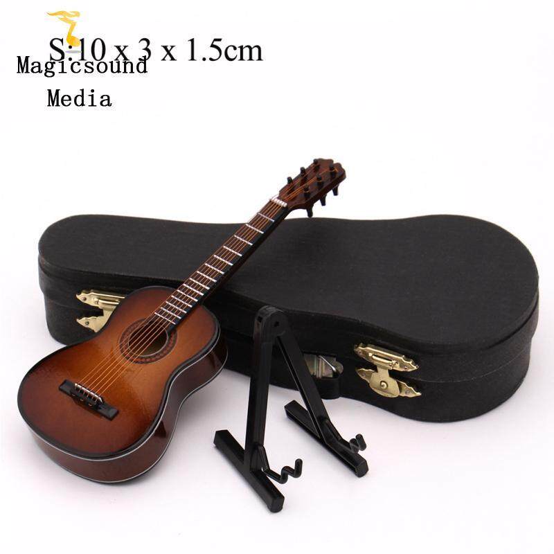 Mini Guitar Miniature Model Wooden Mini Musical Instrument Model Malaysia