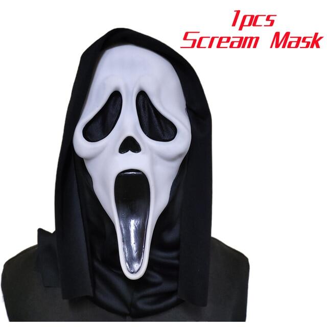 2022 Halloween Ghost Face Masks Scream Demon Witch Vampire Screaming