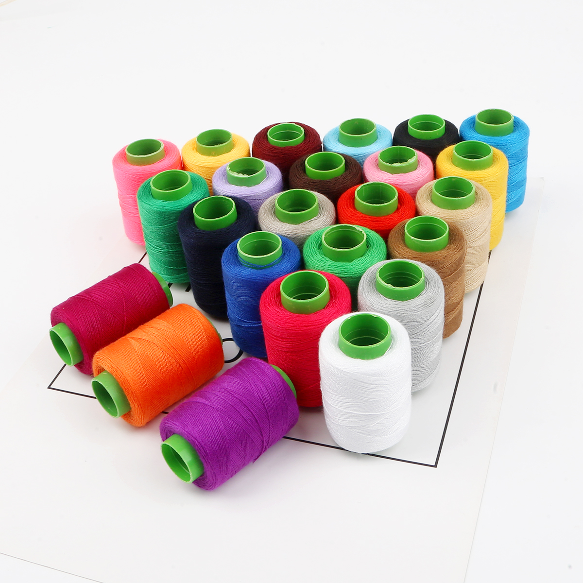 Chỉ Máy May 300 M/cuộn Chỉ Khâu Sợi Polyester Thêu Tay Cho Gia Đình Tự Làm Vá Quần Áo Phụ Kiện May Vá