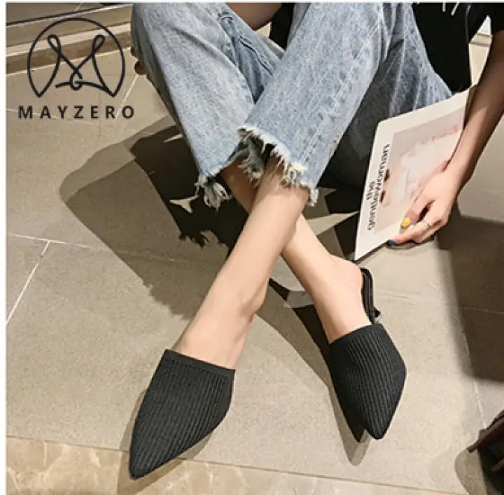 comfortable mules with heels