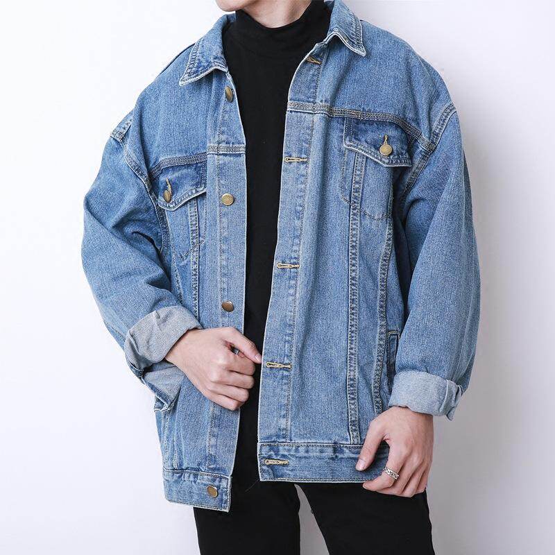 korean oversized denim jacket