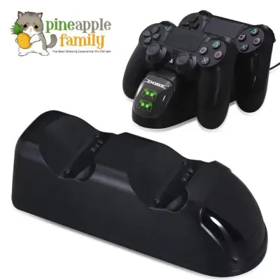 DOBE PS4 Controller Charger, DOBE Playstation 4 Controller Charging Dock Station, PS4 Dual Charger for PS4/PS4 Slim/PS4 Pro Dual Shock 4 Controller