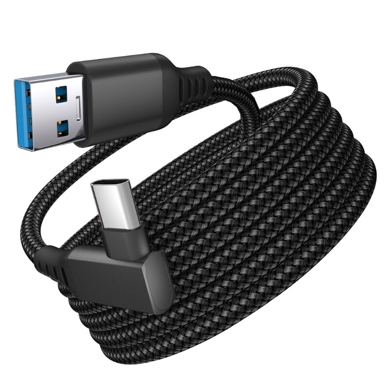 For oculus quest 2 type- c link usb- c steam vr data cable 5m/16ft transfer link cable fast charging