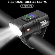 Đèn LED Phía Trước Xe Đạp T6, Đèn Phía Trước, Sạc USB 6 Chế Độ, Có Thể Sạc Lại Bằng USB
