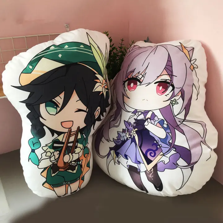 Genshin Impact Qiqi Two-side Stuffed Plush Doll Toys Pillow
