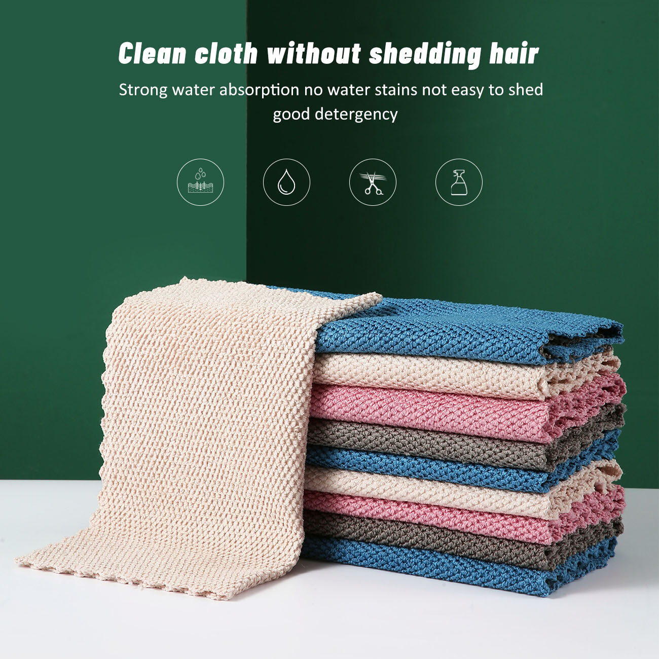 CNMF Absorbent Non-Lint Oil-Degreasing Multi-Purpose Cleaning Cloth
