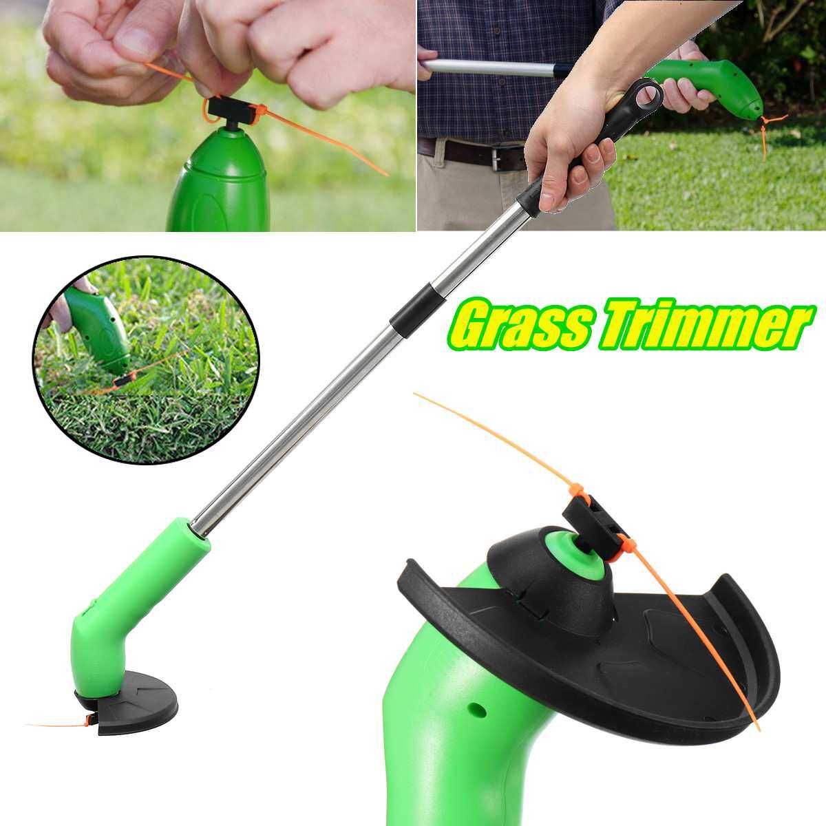 Maxswitch Portable Cordless Grass Trimmer Mini Grass Cutter Mower Lawn Cutting Garden Edging Ties Tool