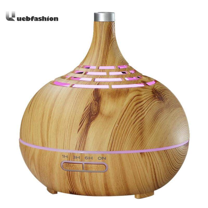 400ml Hollow LED Timing Ultrasonic Aromatherapy Diffuser Air Humidifier Singapore