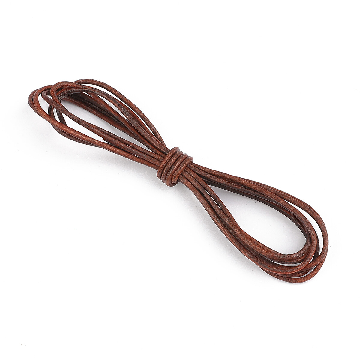 2 Meters Retro High Quality Genuine Leather Cord 1.5-10mm Round/Flat Strand Cow Leather Rope For Handmade Necklace Bracelets DIY Jewelry