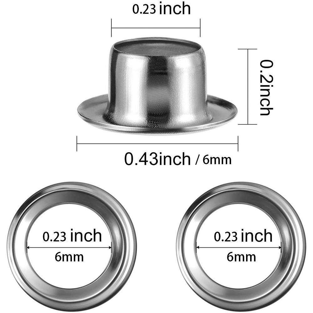 Round Hole Punch Sewing Leathercraft Repair Brass Home DIY Eyelets