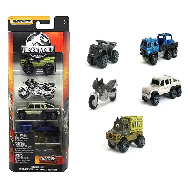 matchbox jurassic world 5 pack