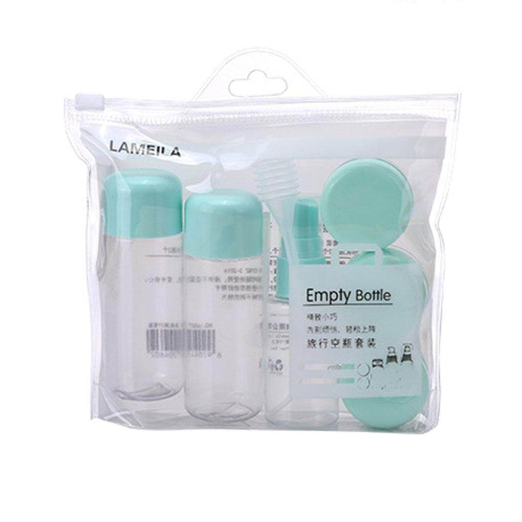 8pcs/set Travel Mini Makeup Empty Bottle Cosmetic Face Cream Box Spray ...