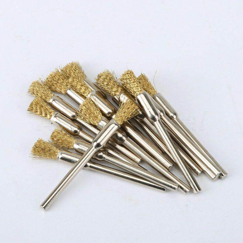 Comforhome 30pcs/set Copper wire wheels Copper Wire Brush Wheel Sanding Accessories For Rotary Copper wire wheels Grinder Tools