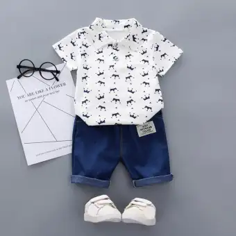 baby boy shorts and shirt set