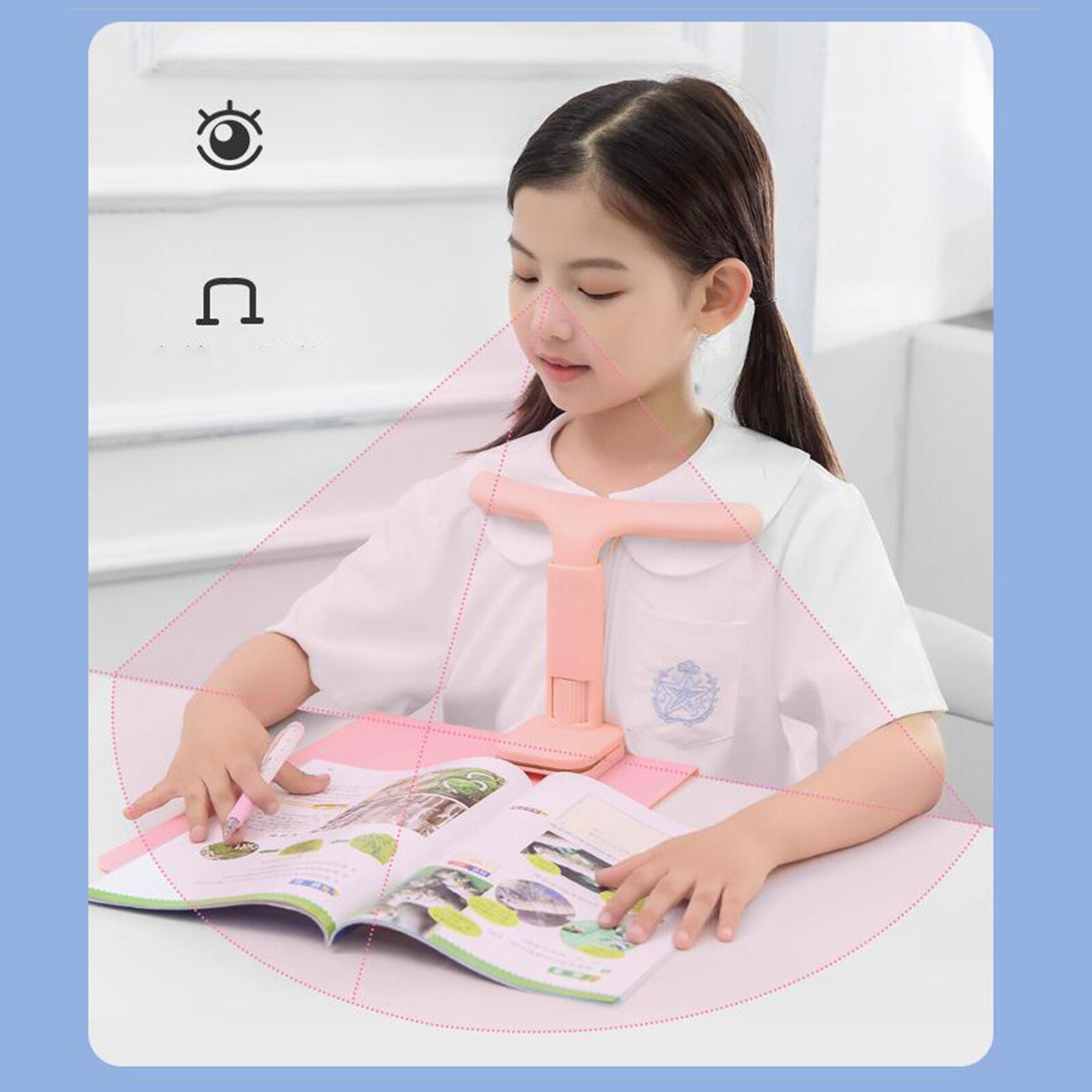 Blesiya Sitting Posture Corrector Anti-Myopia Children Vision Protector