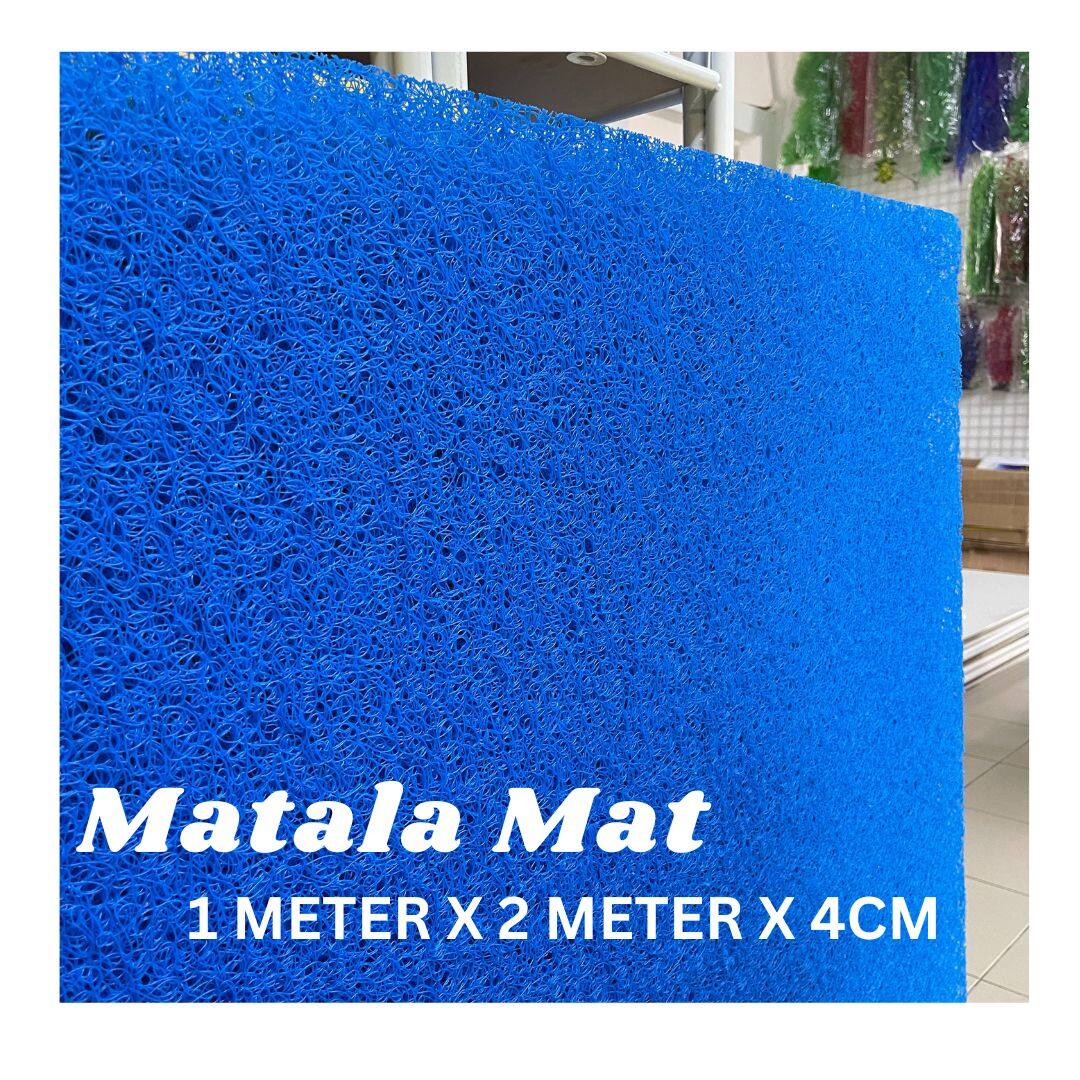 Blue Matala Mat 1 METER X 2 METER X 4CM Filter Mat for Aquarium