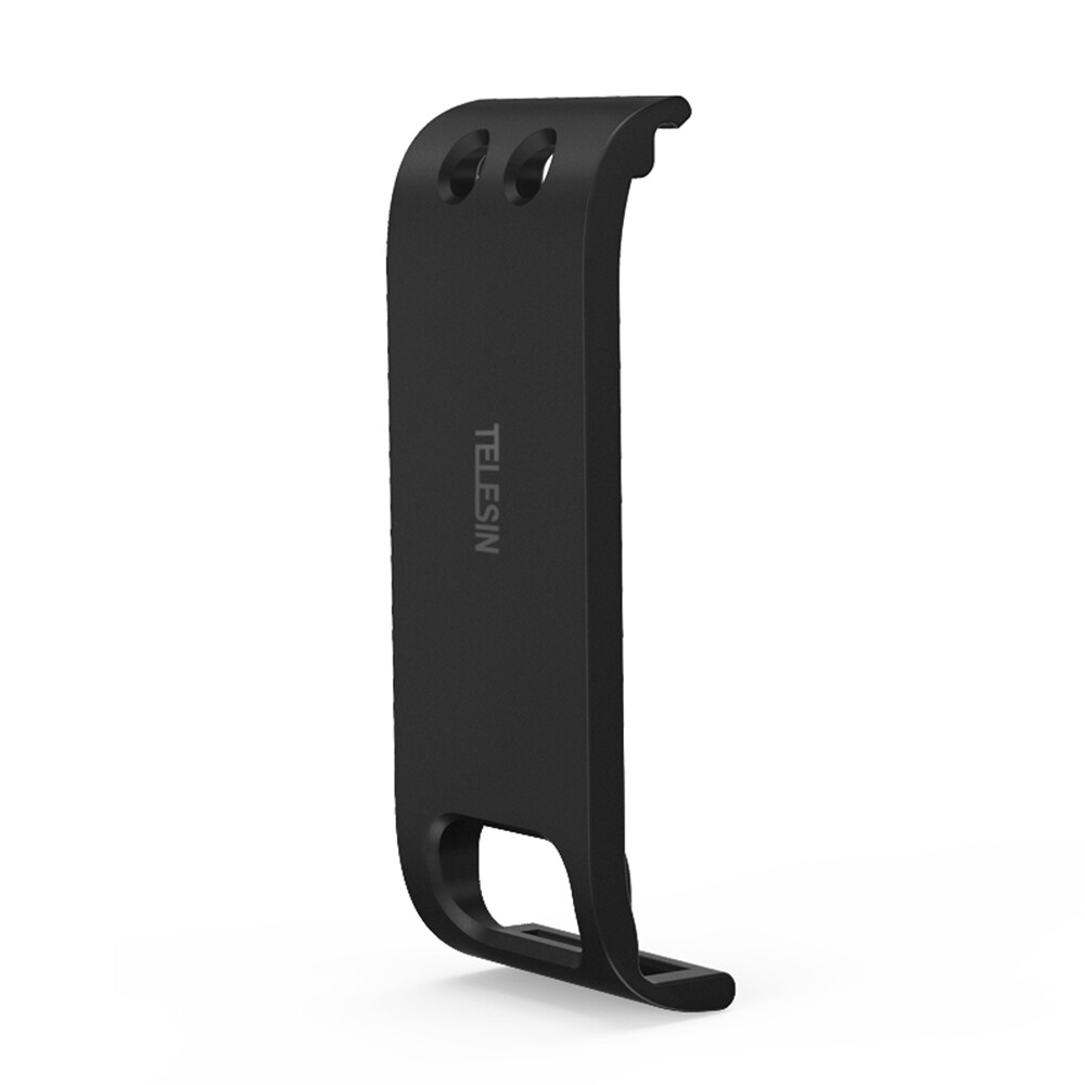 TELESIN Protective Battery Door Side Cover with Reserved Type-C Charging Port and Strap Replacement for GoPro Hero 9