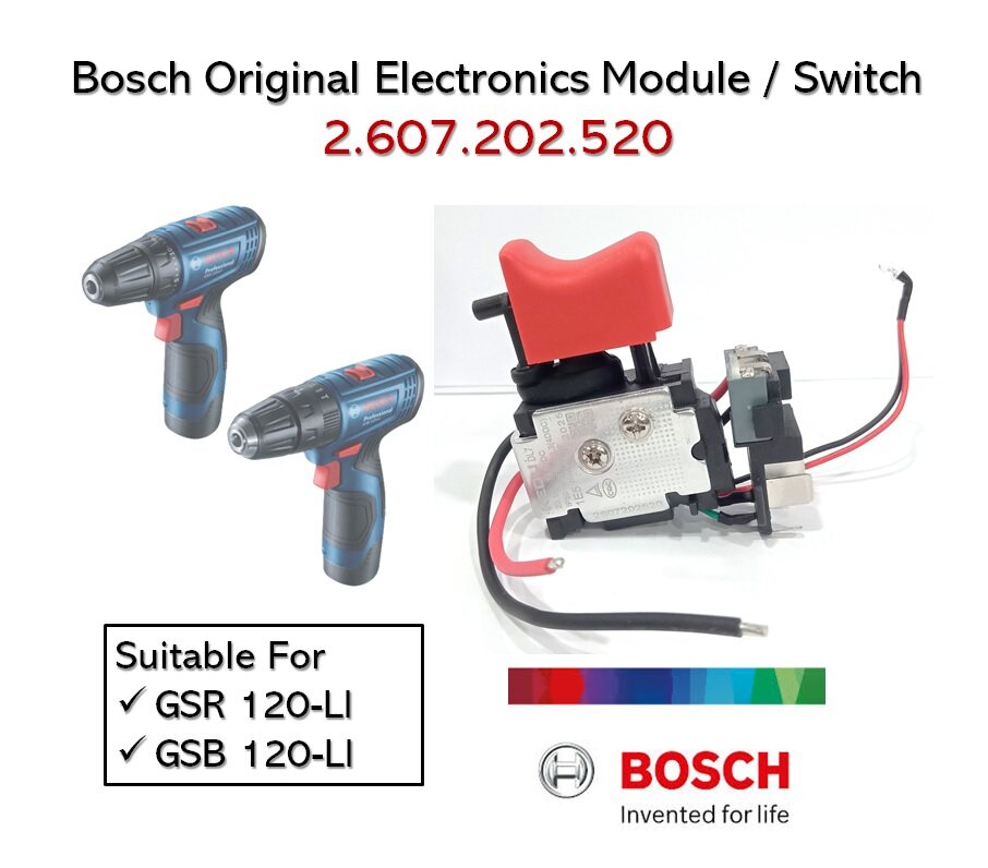 Bosch Original Electronic Module Switch For Gsr Li Gsb Li