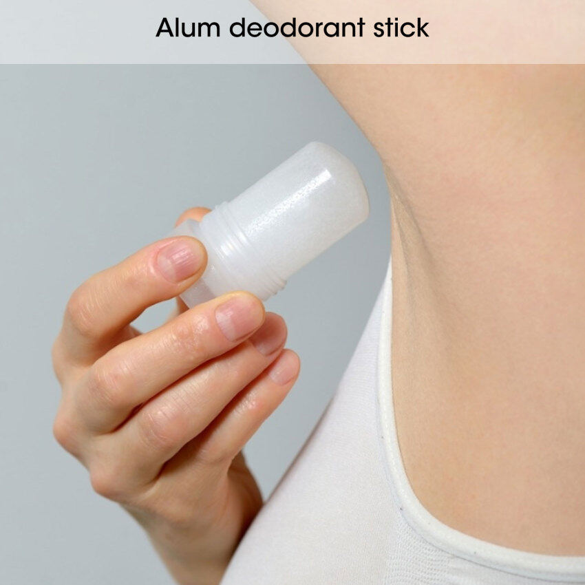 60g Natural Rhinestone Deodorant Alum Stick Body Odor Remover Antiperspirant