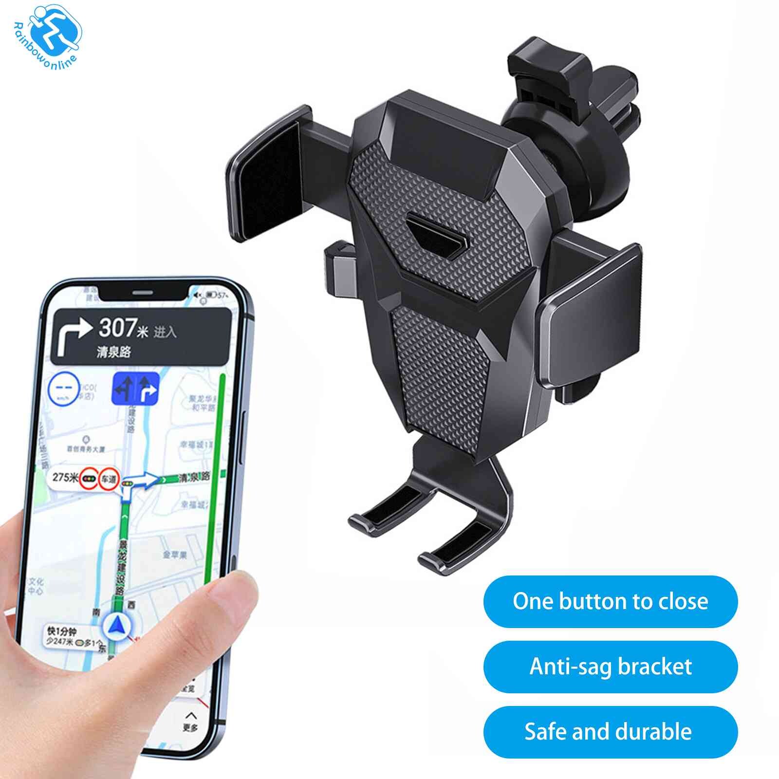ที่วางโทรศัพท์ในรถยนต์Easy Clamp Cradle Vehicle เข้ากันได้กับสมาร์ทโฟน