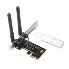 Bộ Chuyển Đổi Bluetooth Không Dây Card Mạng PCI-E Băng Tần Kép Bộ Chuyển Đổi WiFi TXA081 5GHz/2.4GHzr PCI-Express Dành Cho PC Desktop Windows 10