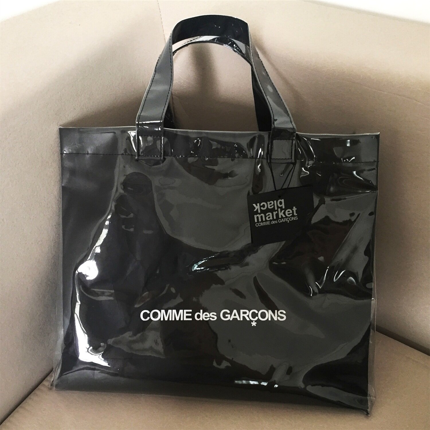cdg pvc bag