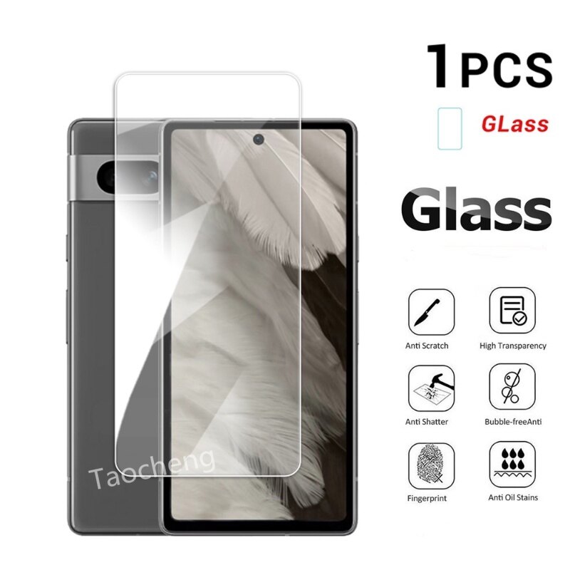 3 pcs for google pixel 7 6 5 a 7a 6a 5a google pixel7a phone screen protector tempered glass film full cover clear screen film protector glass