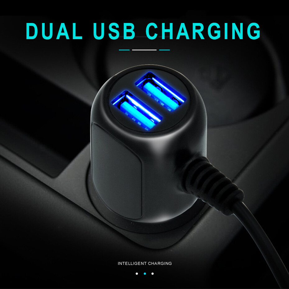 Car Camera Charging Cable 5V 3.5A 3.5M Wire Dash Cam Car Charger