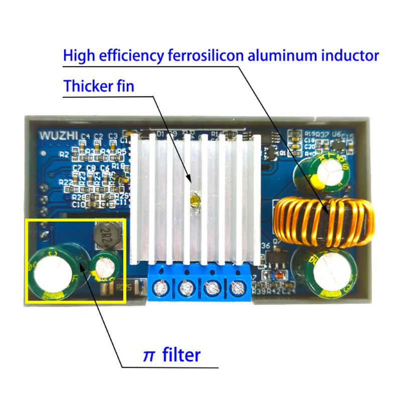 ZK-4KX DC-DC CNC Mô-đun Chuyển Đổi Buck Boost CC CV 0.5-30V 4A Bộ Điều Chỉnh Điện Áp Bước Xuống Có Thể Điều Chỉnh